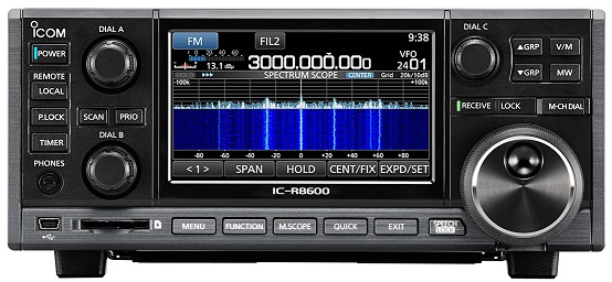ICOM IC-R8600 エアバンドスペシャル　ほぼ未使用 ICOM IC-R8600 エアーバンドスペシャル&受信改造済 アイコム